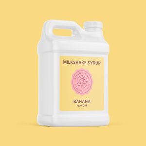 Banana Milkshake Syrup container